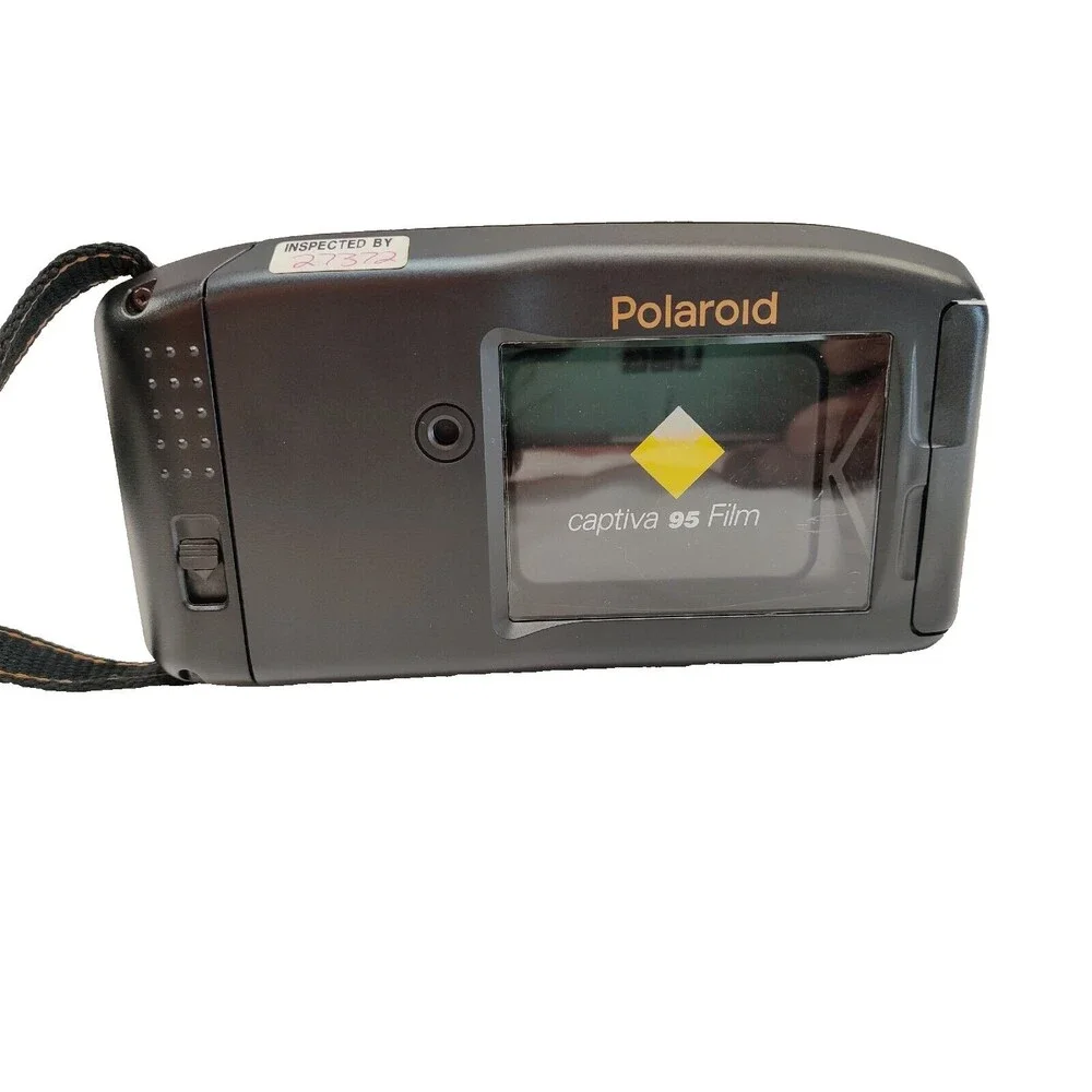 Vintage Polaroid Captiva SLR Auto Focus Instant Camera w/ Strap Untested